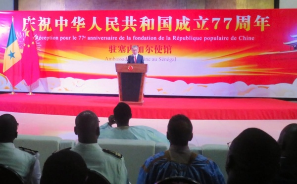 77e Anniversaire de la Fondation de la République Populaire de Chine :  l’ambassadeur, LI Zhigang  met en avant le renforcement du partenariat stratégique entre Dakar et Pékin