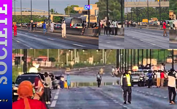 Autoroute à péage inondée : des automobilistes bloqués depuis plus de trois heures de temps dans les deux sens entre Keur Massar et Rufisque