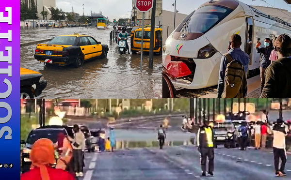 Inondations à Dakar : autoroute perturbée, BRT en service partiel et gares du TER non desservies …les transports collectifs perturbés