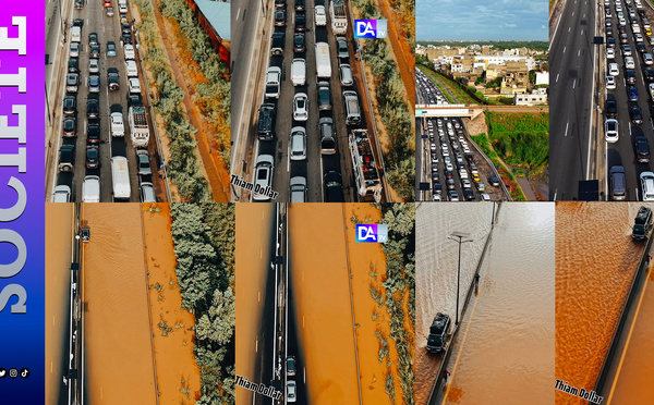 Autoroute à péage Vue drone / des heures de blocage entre les sorties 9 et 8, un usager témoigne : « J’y étais de 5 h à 9 h »