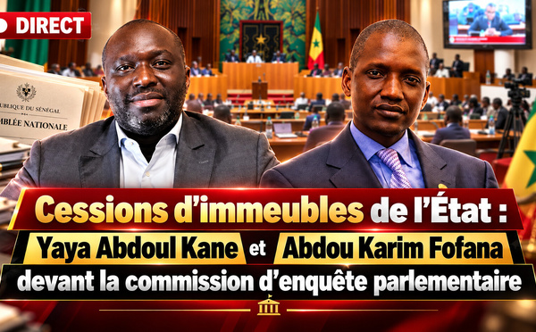 🛑 DIRECT –Assemblée/Immeubles de l’État :Yaya Abdoul Kane et Abdou Karim Fofana devant la commission