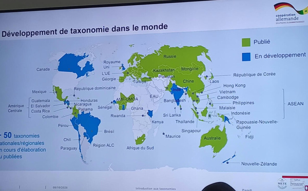 Finance durable : le Sénégal prépare le lancement de sa Taxonomie verte