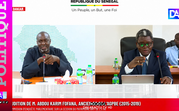 Patrimoine bâti de l’État / Affaire faycal : "« Monsieur le président, pour être poli, c’est votre interprétation. »" Abdou Karim Fofana défie le président de la commission d’enquête sur l’interprétation de la loi