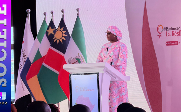 Marie Khone Faye lors du lancement de la campagne « Building Resilience » de l'OPDAD : « L'Afrique ne bâtira rien de durable sans les femmes et les filles »