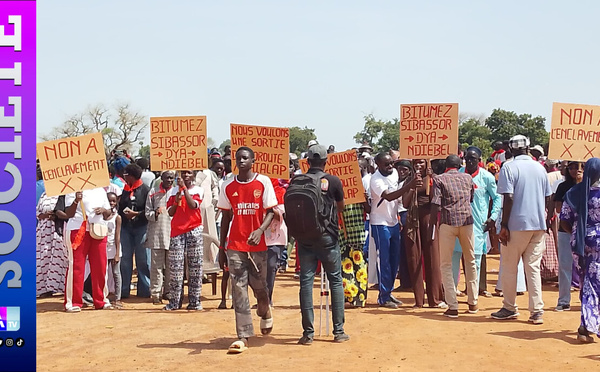 Arrondissement de Ngothie : Les populations de Dya, Sibassor et Ndiébél dans la rue pour réclamer une sortie d'autoroute pour désenclaver leurs communes