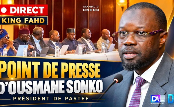 🛑 DIRECT | KING FAHD : Point de presse d’Ousmane Sonko, président de PASTEF