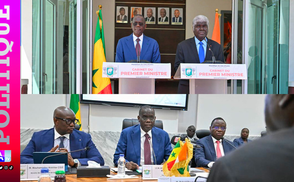 Coopération Côte d'Ivoire–Sénégal : Al Aminou Lo en tête-à-tête avec son homologue Robert Beugre Mambé