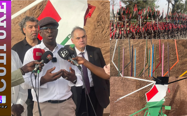 « Il était une fois Gaza » : Ousmane Dia interpelle les consciences à travers une exposition consacrée à la Palestine