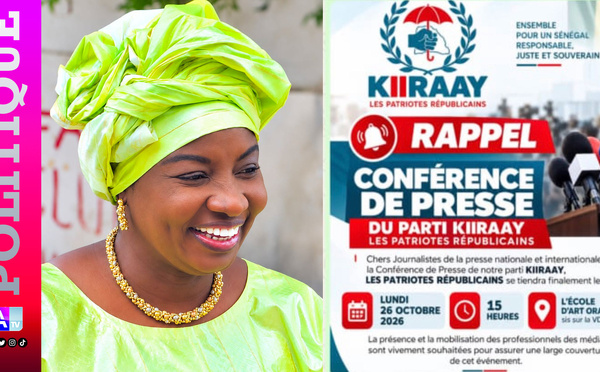 KIIRAAY face à lapresse ce lundi 26