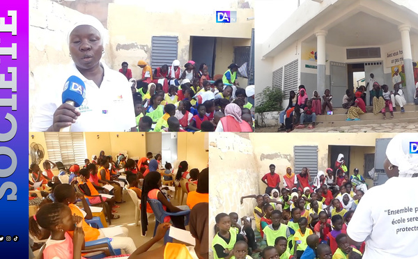 Kaolack / Après-midi récréatif d'Enda Jeunesse Action : Les enfants des groupes de base de quartiers à l'école de la santé mentale