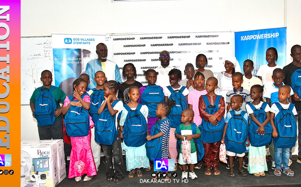 KARPOWERSHIP POURSUIT SON ENGAGEMENT EN FAVEUR DE L’ÉDUCATION AUX CÔTÉS DES SOS VILLAGES D’ENFANTS DE DAKAR