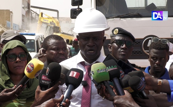 Effondrement de l'immeuble R+5 à Thiès : "On se rend compte que nous devons être courageux dans les décisions" (Dr Babacar Diop, maire)