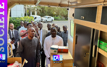 « Routes à Valeur Ajoutée Sociale » : Le ministre Déthié Fall a remis à son collègue de la santé 5 ambulances médicalisées