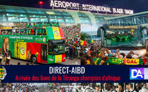 [🛑DIRECT]  -AIBD Arrivée des lions de la Téranga champion d’afrique