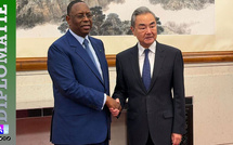 Wang Yi reçoit Macky Sall dans le cadre de sa candidature au poste de SG de l’ONU
