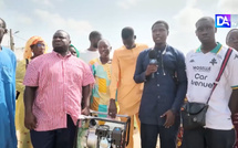 Inondations à Touba- L’ancien depute Matar Diop  distribue  des motopompes et des vivres à IX populations sinistrées