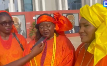 Mobilisation des Sonatéliennes à la Marche des Linguères : "Orange connecte les cœurs avec sa technologie ..." (Alimatou Mbaye, Directrice des Ventes Orange)