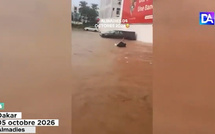 Almadies : les eaux bloquent  la circulation, les taxis et véhicules au ralenti