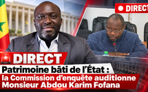 🛑 DIRECT  Patrimoine bâti de l’État : la Commission d’enquête auditionne Monsieur Abdou Karim Fofana