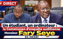 🛑 DIRECT Un étudiant, un ordinateur : la Commission d’enquête auditionne MR Fary Seye SG MESRI